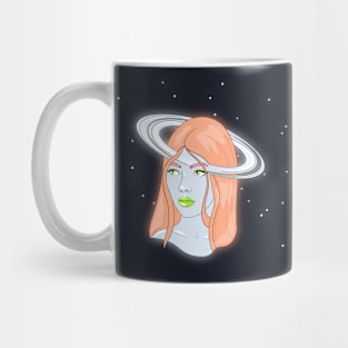 Saturn Queen & Stars Mug